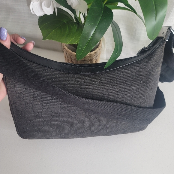 Gucci Denim Leather Shoulder Bag - Picture 4 of 16